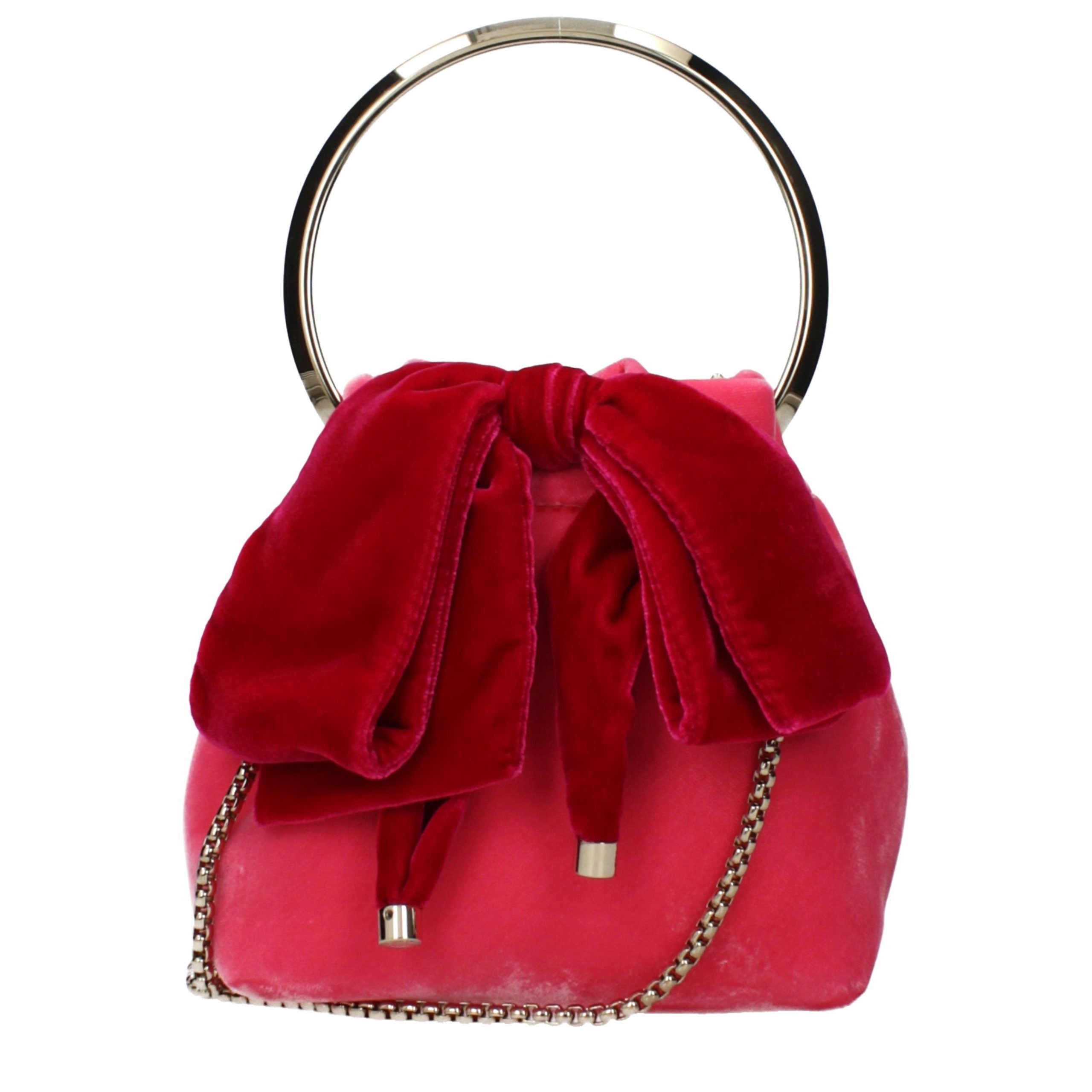 Pink Velvet Handbag