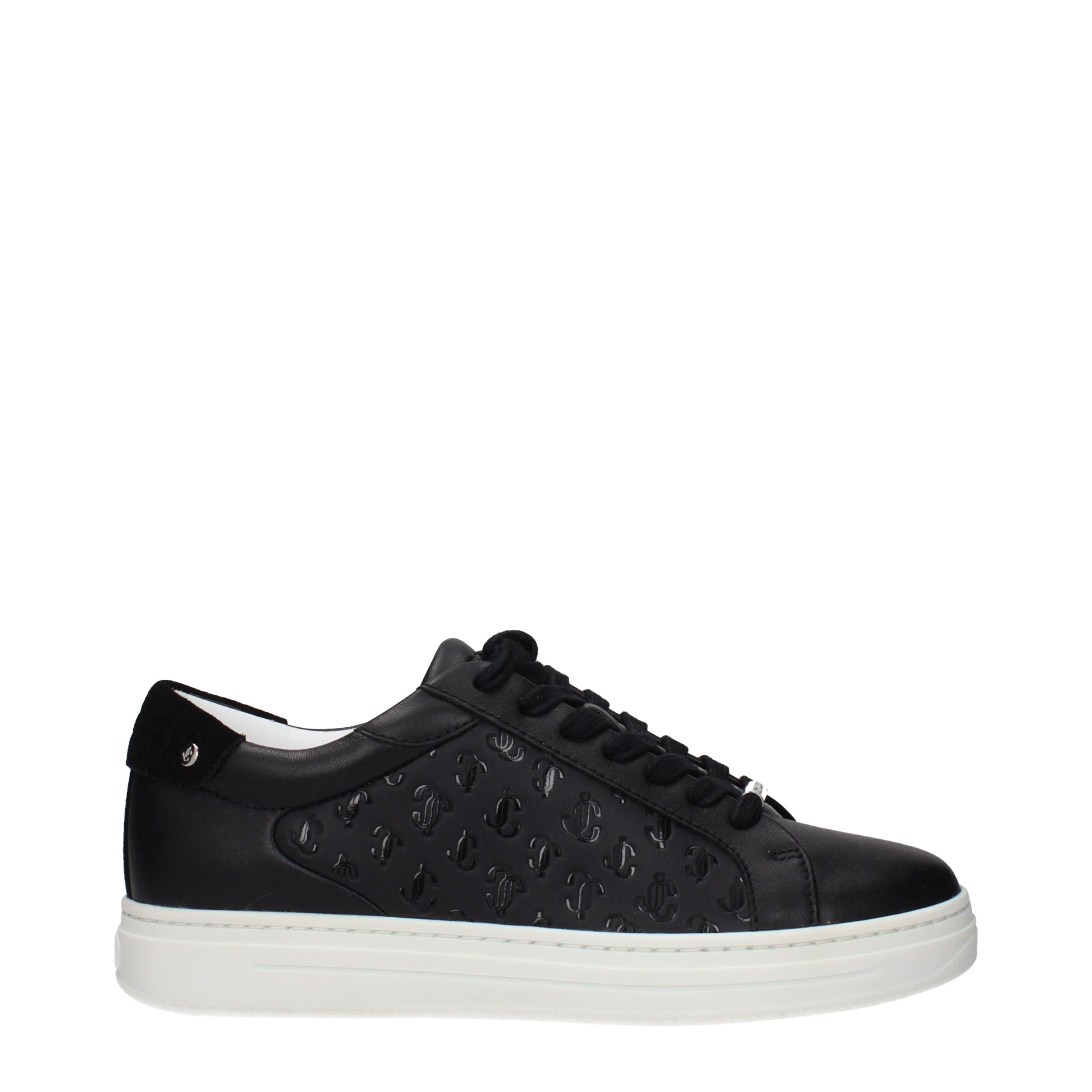 Black Leather Low Top Sneakers