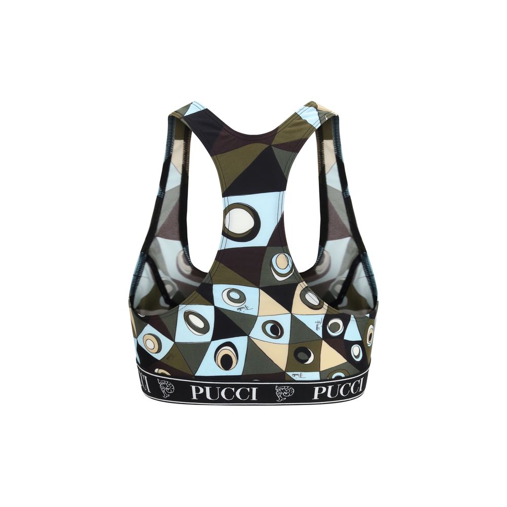 Bicolor Polyamide Sport Bra