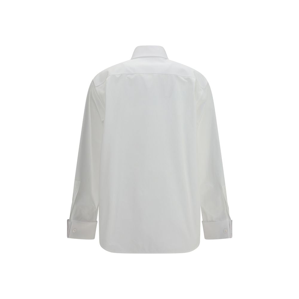 White Cotton Dress Shirt