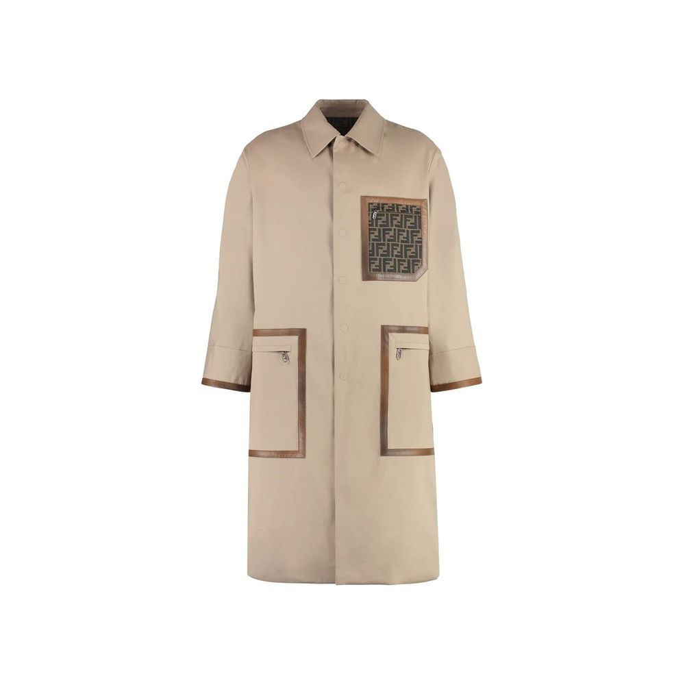Beige Cotton Coat