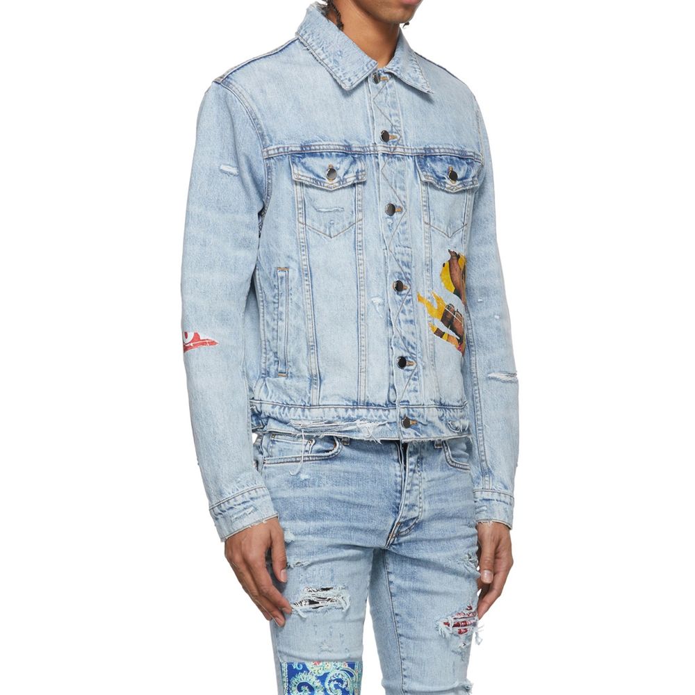 Blue Cotton Denim Jacket