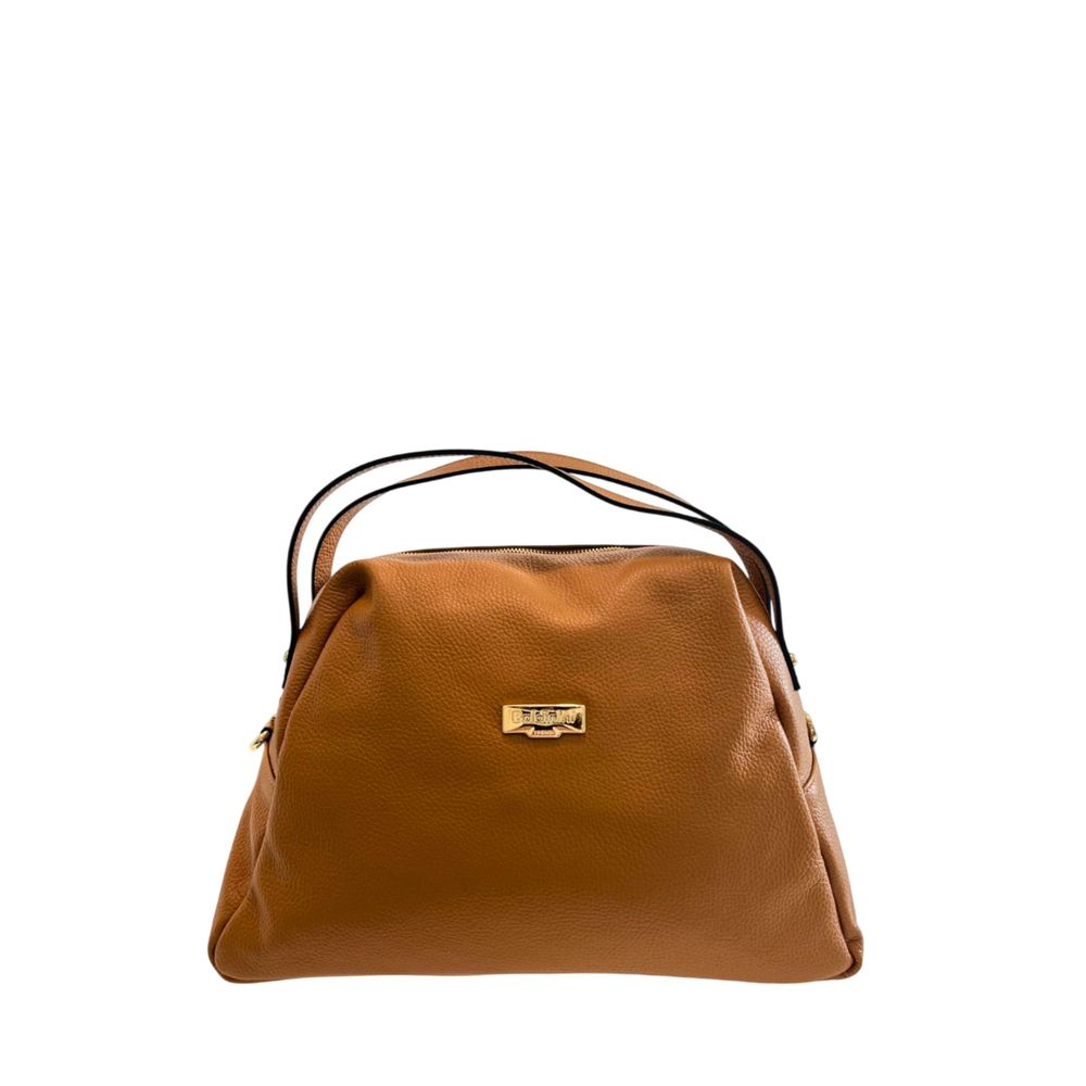 Brown Cowhide Clutch Bag
