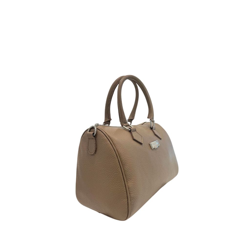 Brown Cowhide Shoulder Bag
