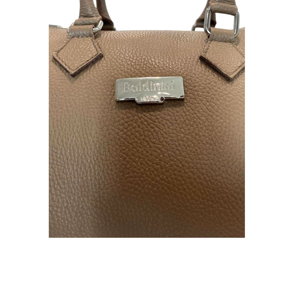 Brown Cowhide Shoulder Bag