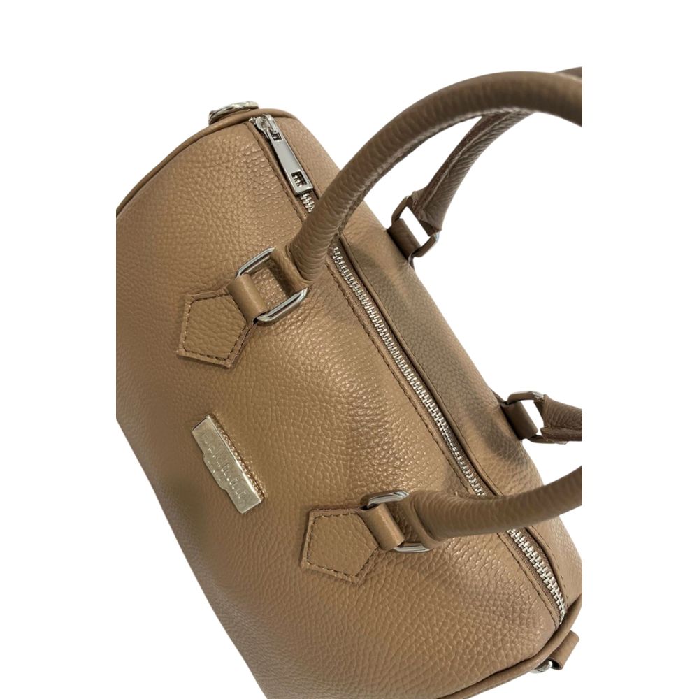 Brown Cowhide Shoulder Bag