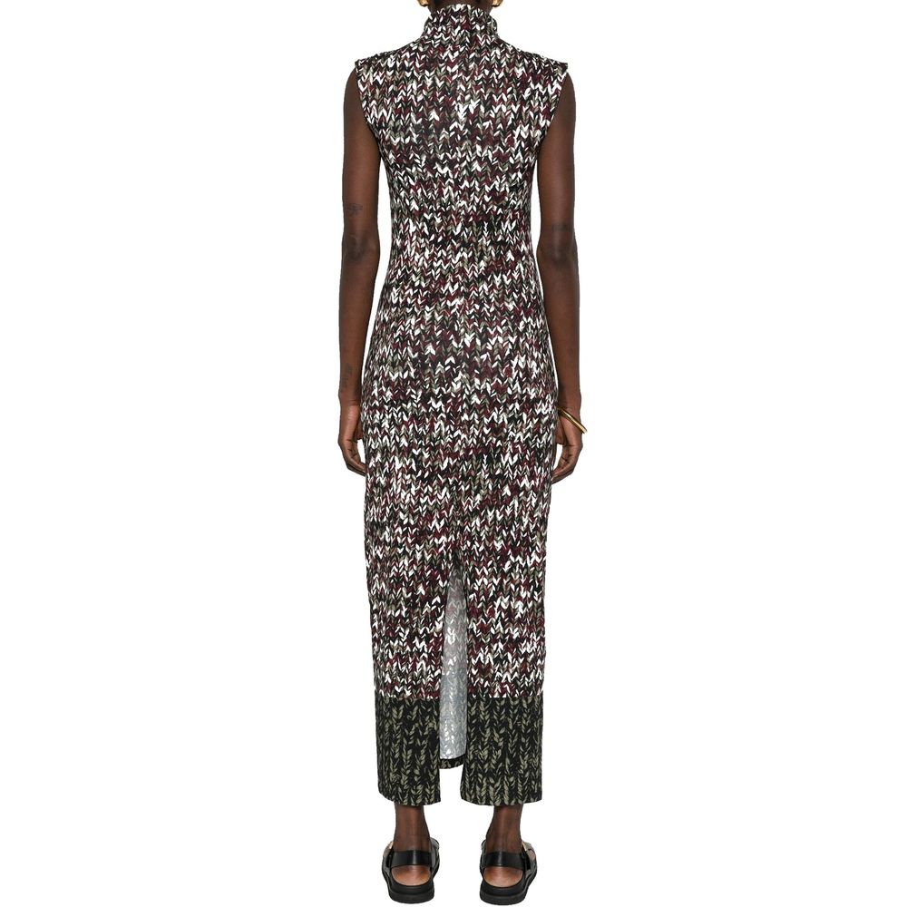Bicolor Cotton Casual Dress