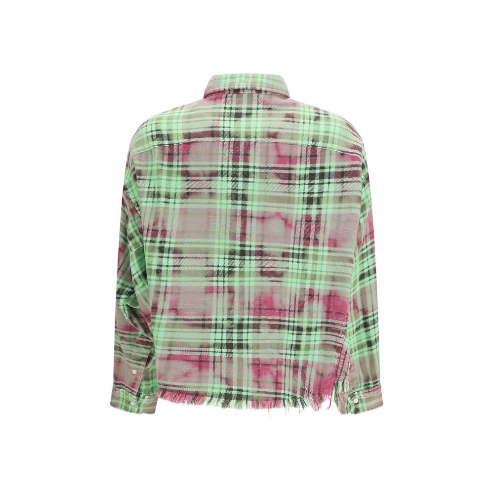 Bicolor Cotton Pattern Shirt