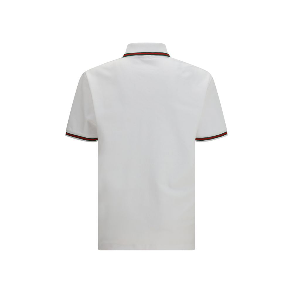 White Cotton Polo Shirt
