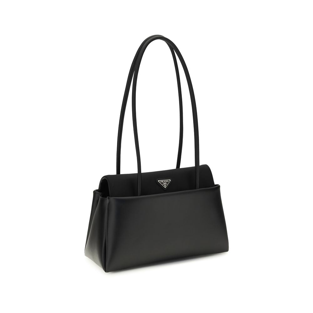 Black Calf Leather Bos Taurus Shoulder Bag