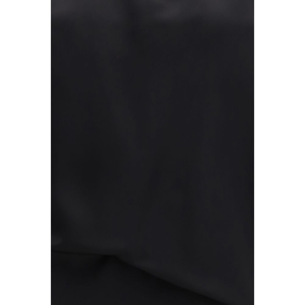 Black Viscose Casual Dress