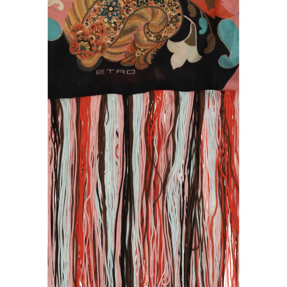 Multicolor Silk Scarf