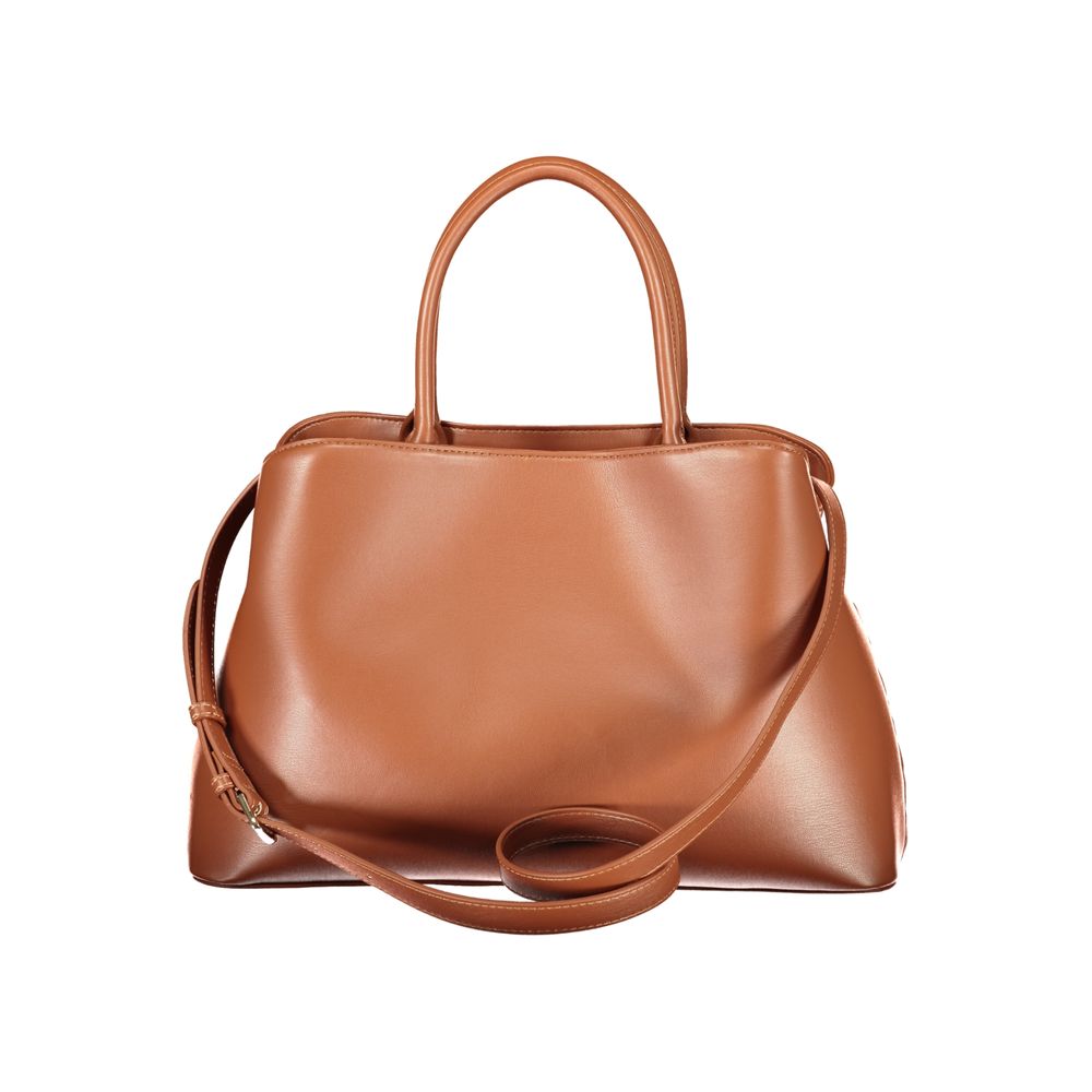 Brown Polyethylene Handbag