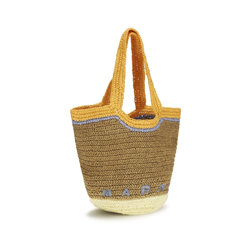 Orange Paper Shoulder Bag
