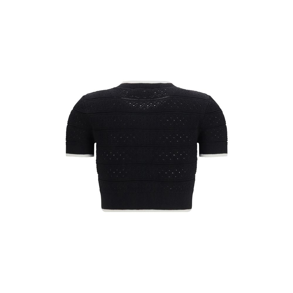 Black Cotton Blouse