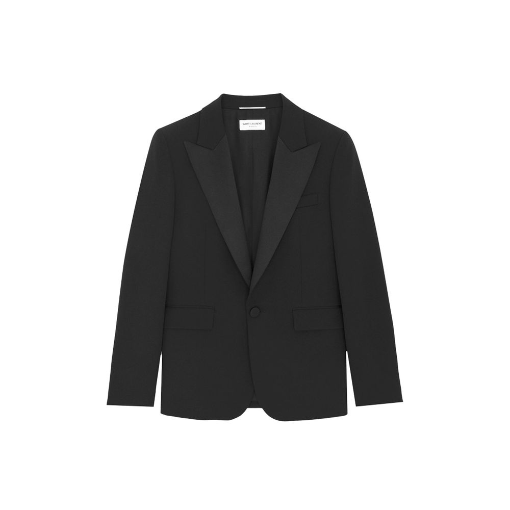 Black Wool Blazer