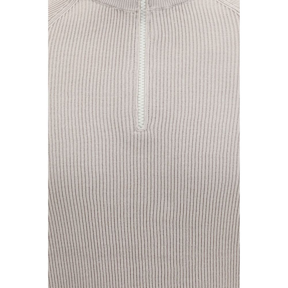 Beige Cotton Sweatshirt