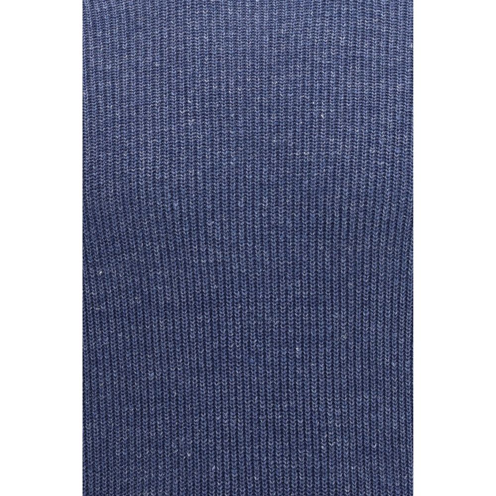 Blue Linen T-Shirt