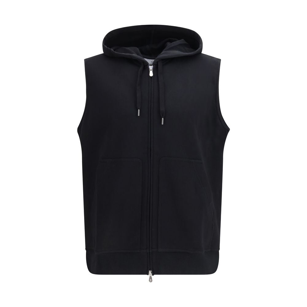 Black Cotton Sweatshirt