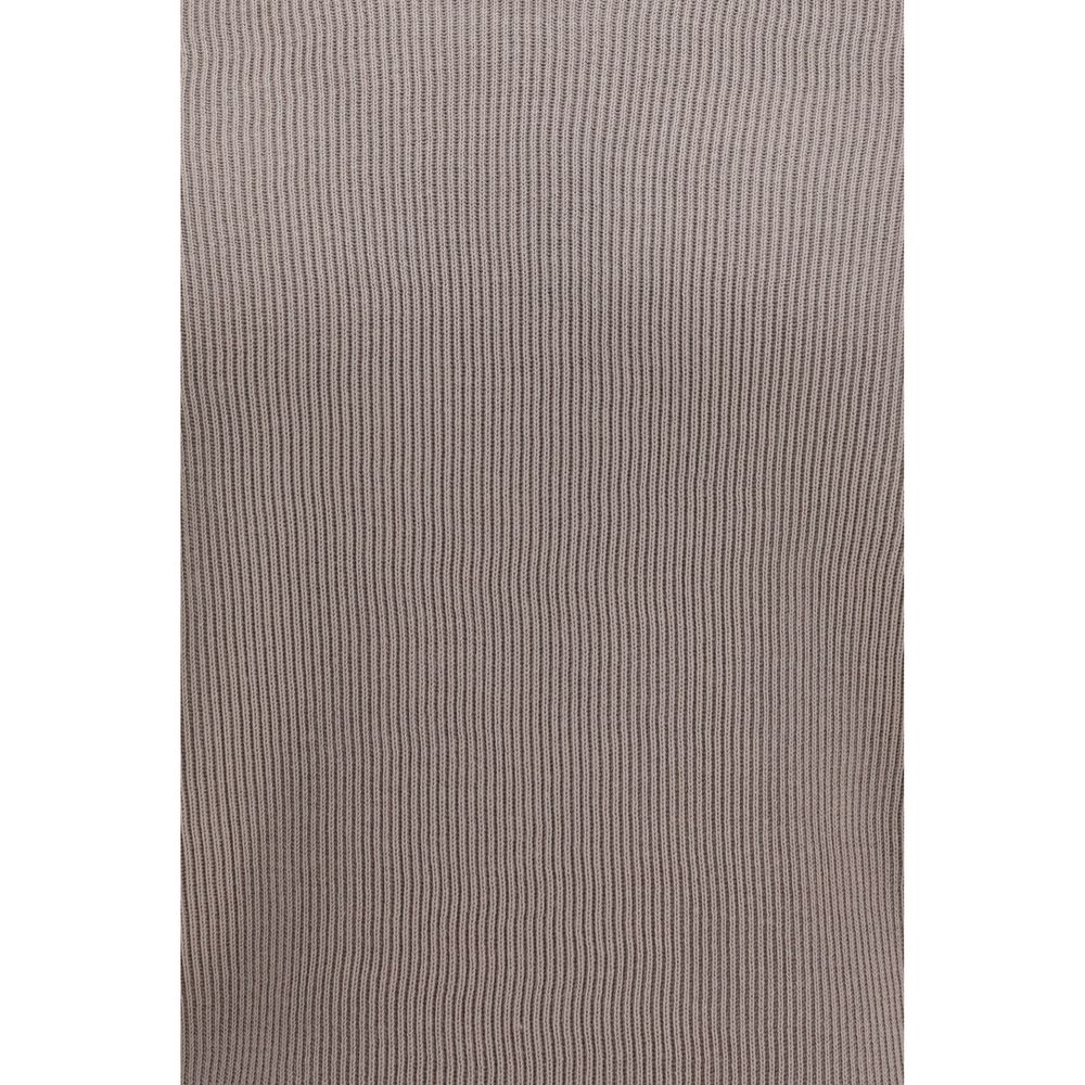 Gray Cotton Polo Shirt