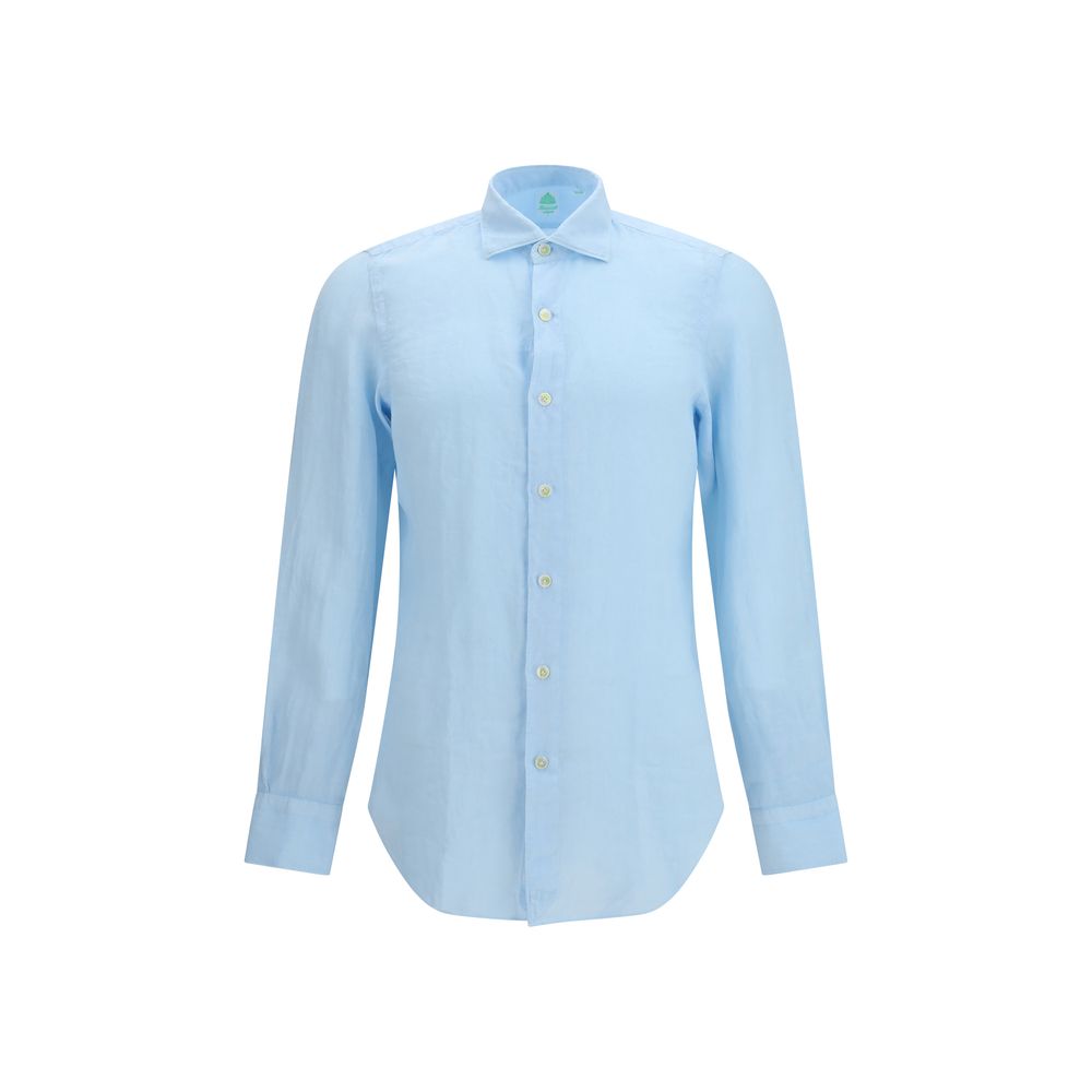 Blue Linen Longsleeve Shirt