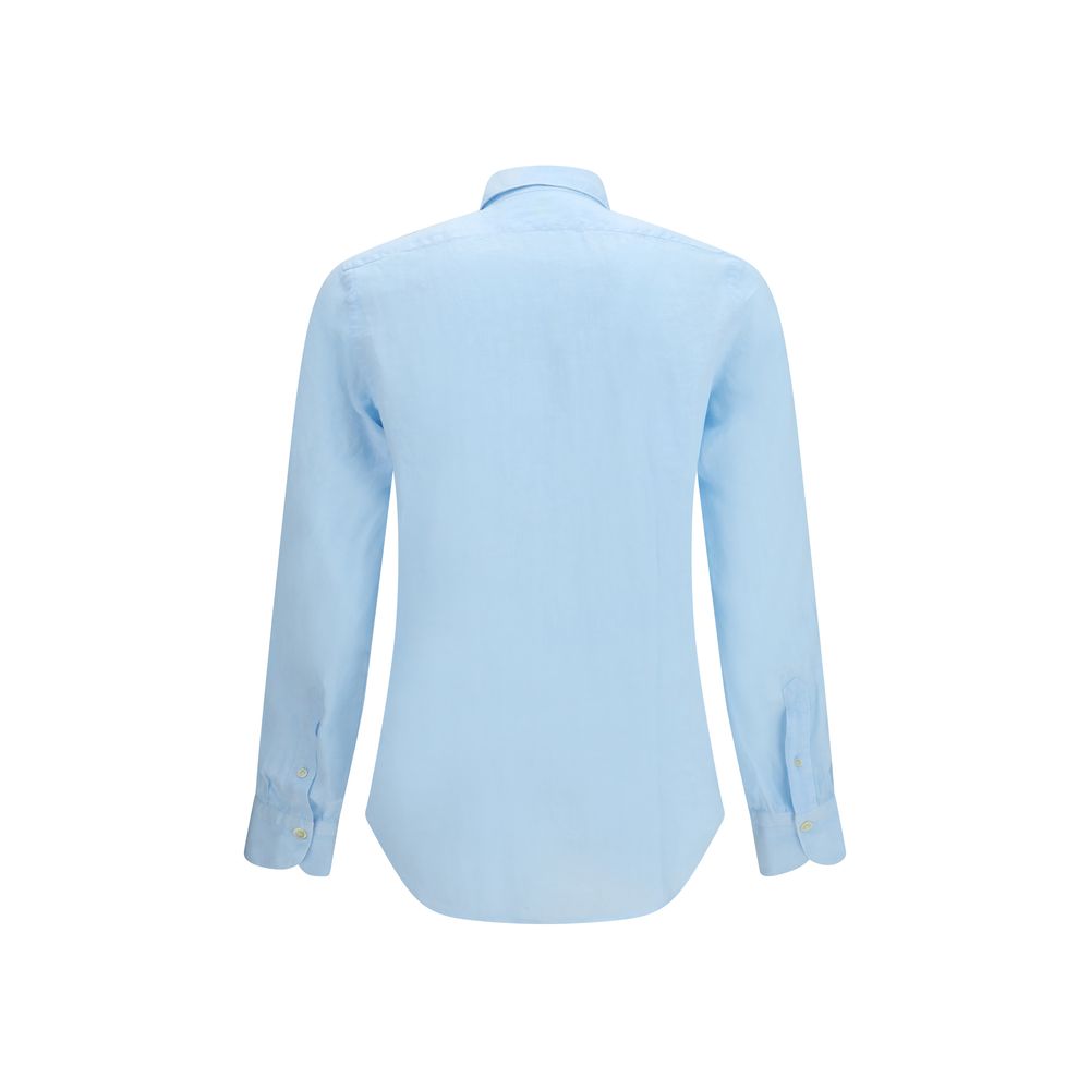Blue Linen Longsleeve Shirt