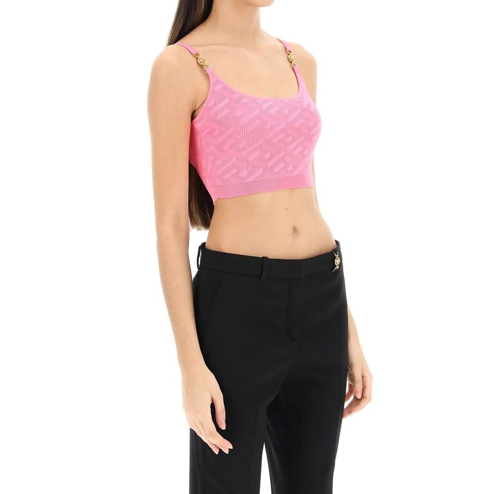 Multicolor Elastane Tank Tops