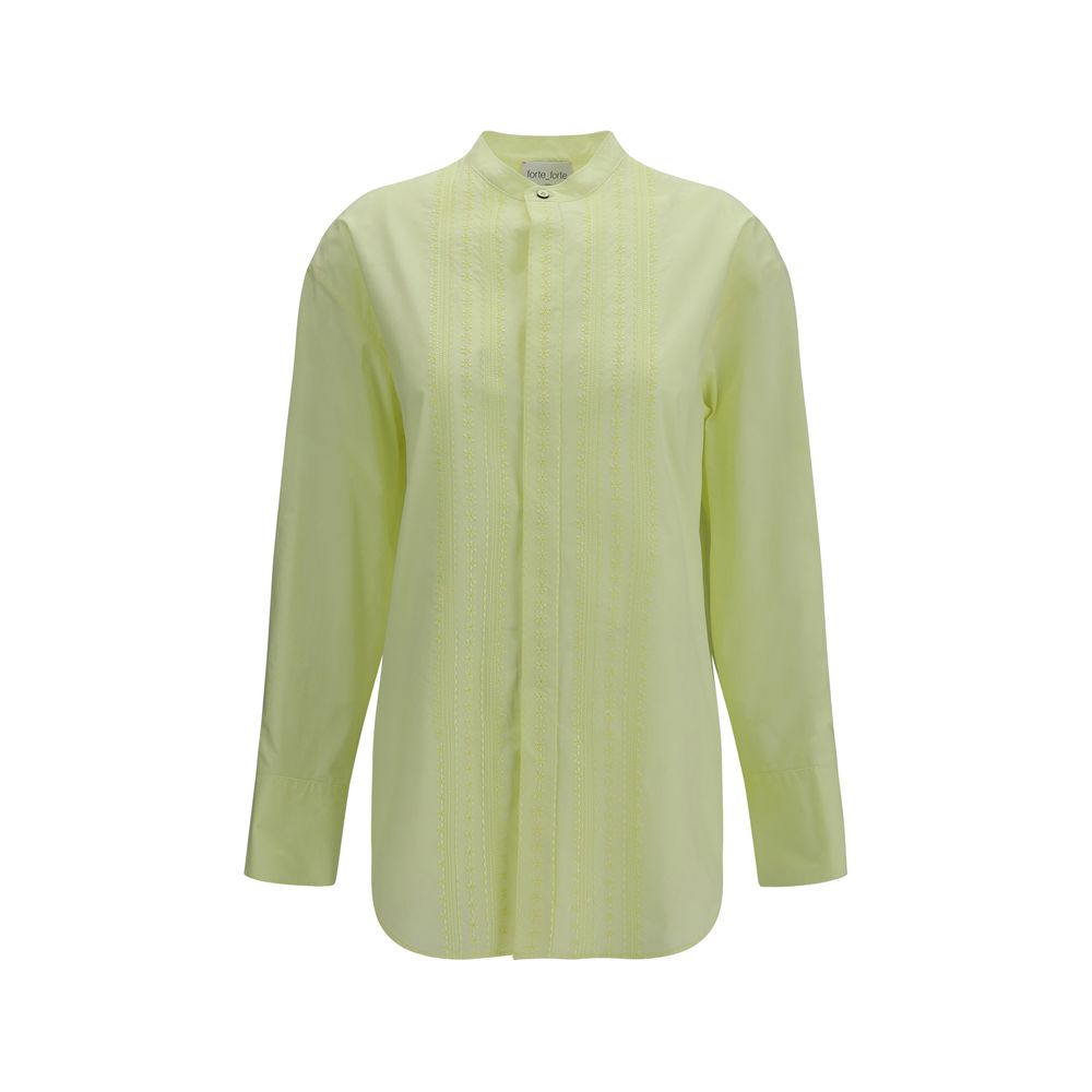Bicolor Cotton Blouse