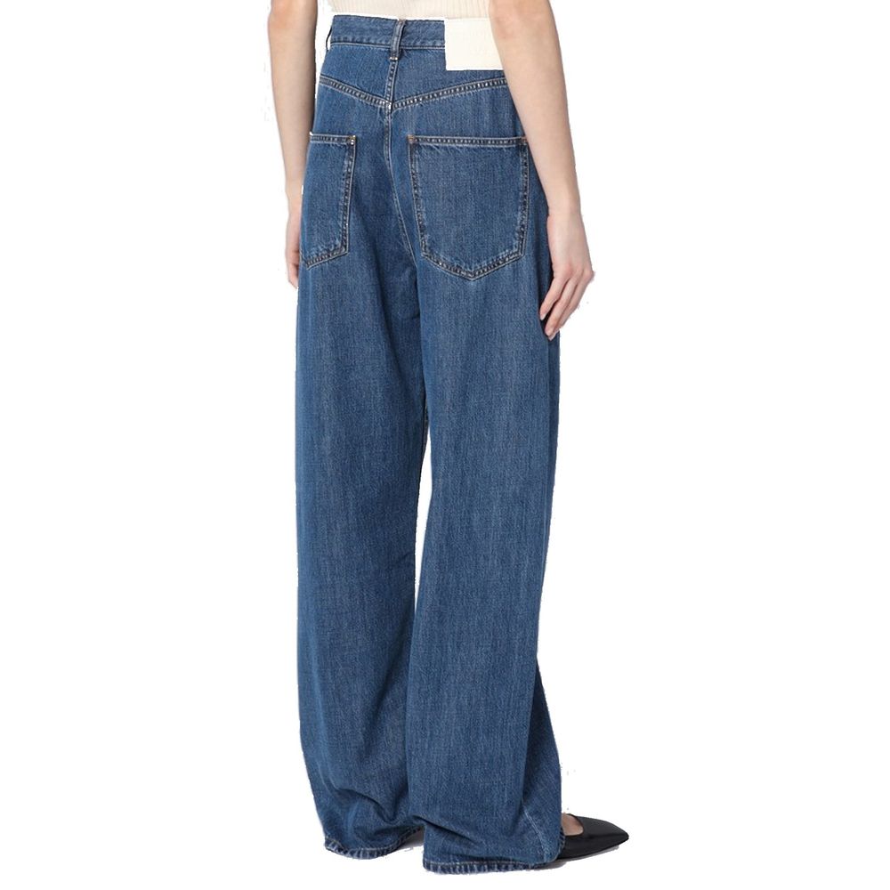 Blue Cotton Jeans Denim
