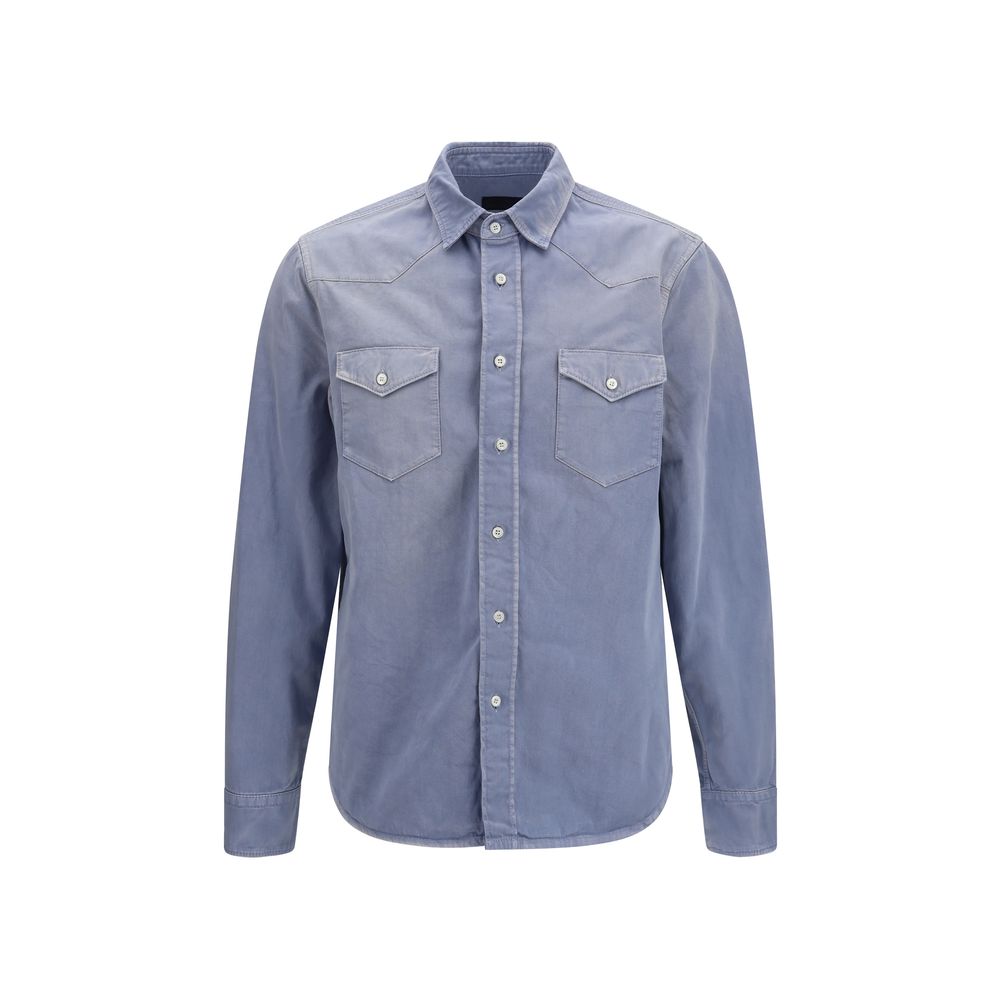 Blue Cotton Shirt