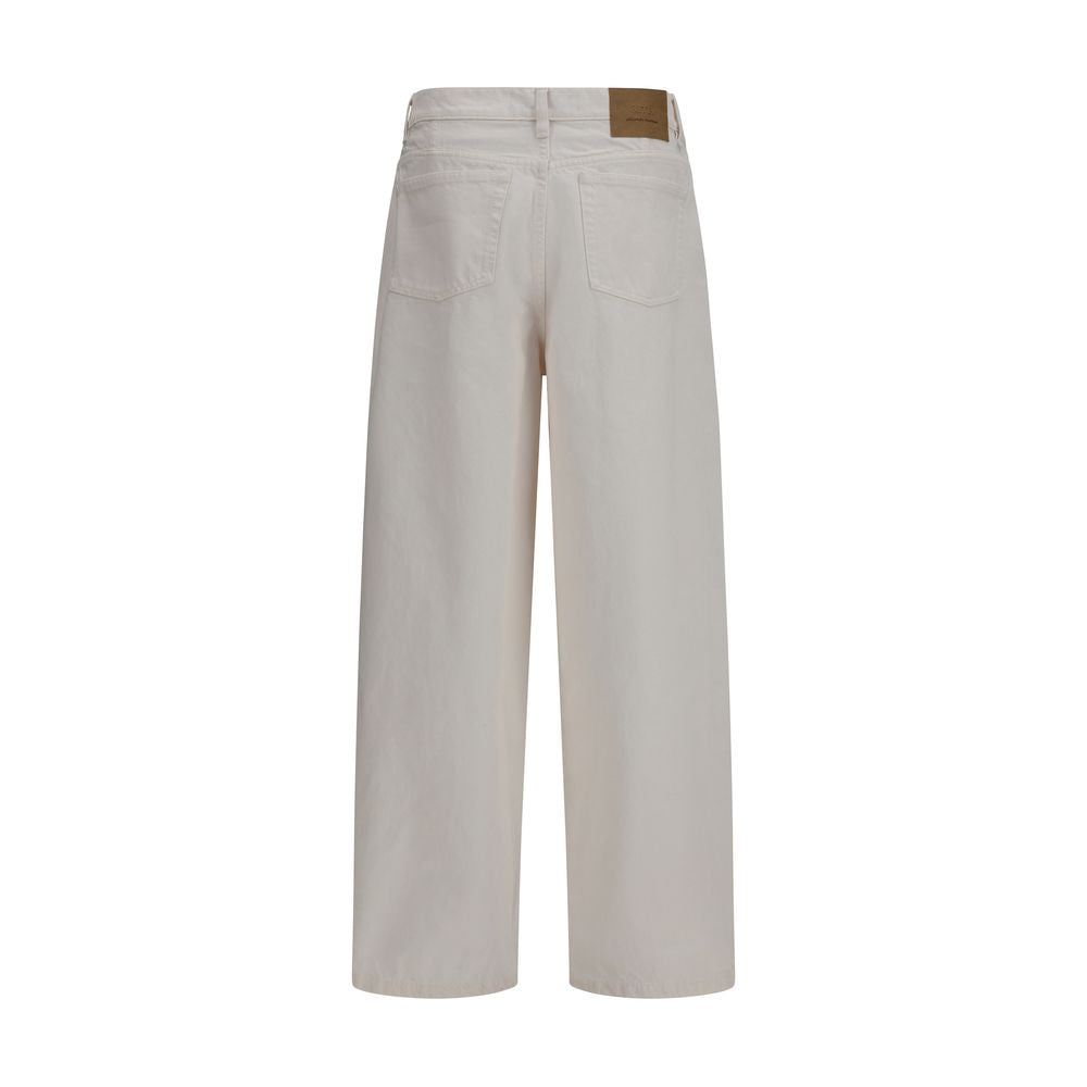 White Cotton Jeans Denim