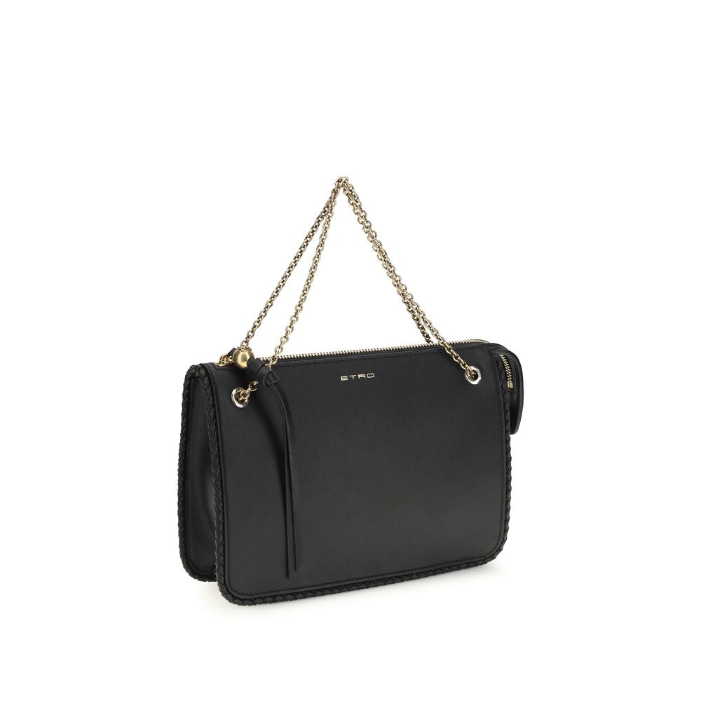 Black Calf Leather Bos Taurus Clutch Bag