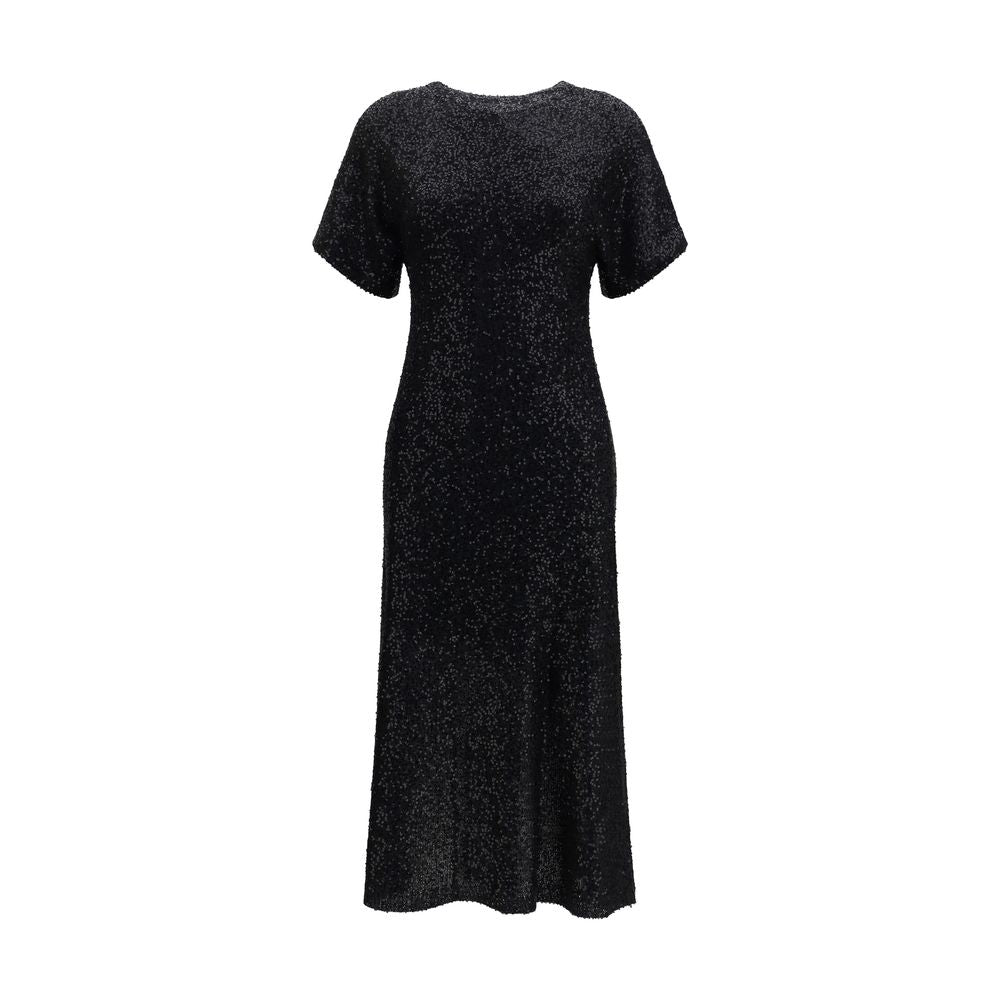 Black Linen Cocktail Dress