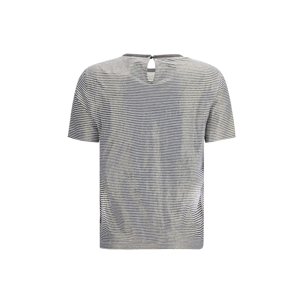 Multicolor Linen T-Shirt
