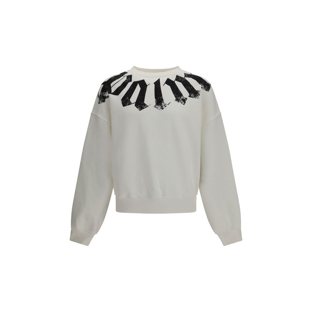 White Cotton Sweatshirt