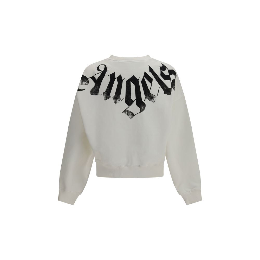 White Cotton Sweatshirt