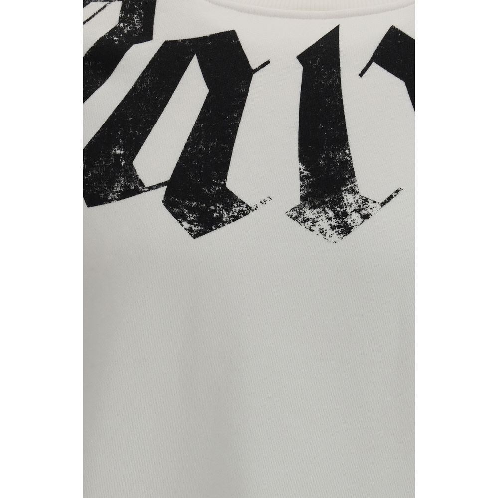 White Cotton Sweatshirt