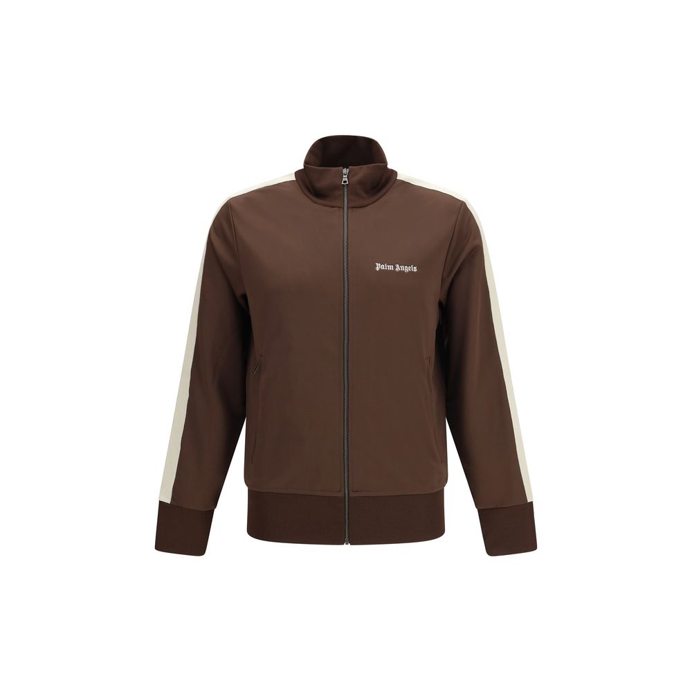 Brown Polyester Shell Jacket