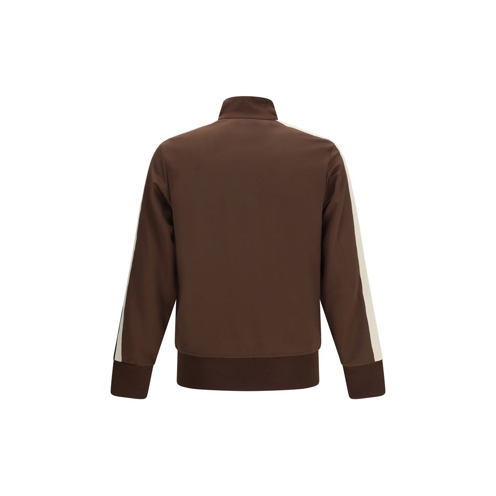 Brown Polyester Shell Jacket