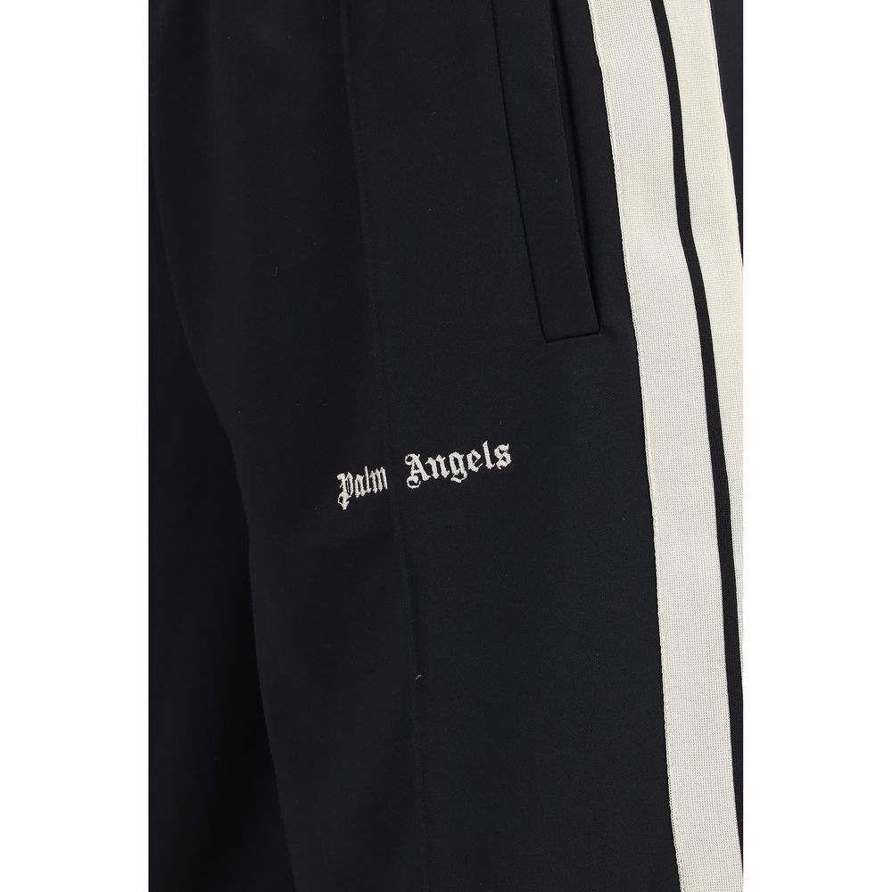 Black Polyester Bermuda Shorts