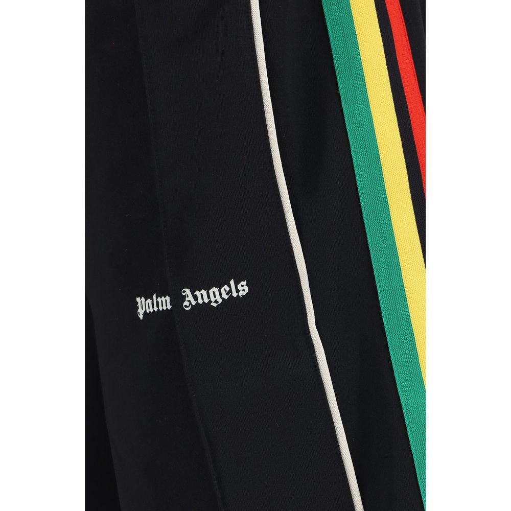 Black Polyester Bermuda Shorts