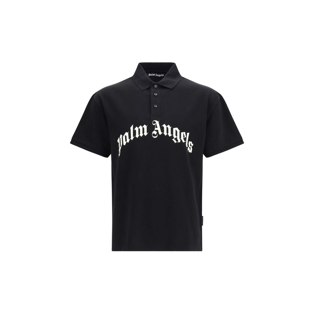 Black Cotton Polo Shirt