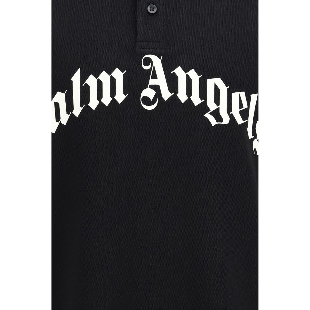 Black Cotton Polo Shirt