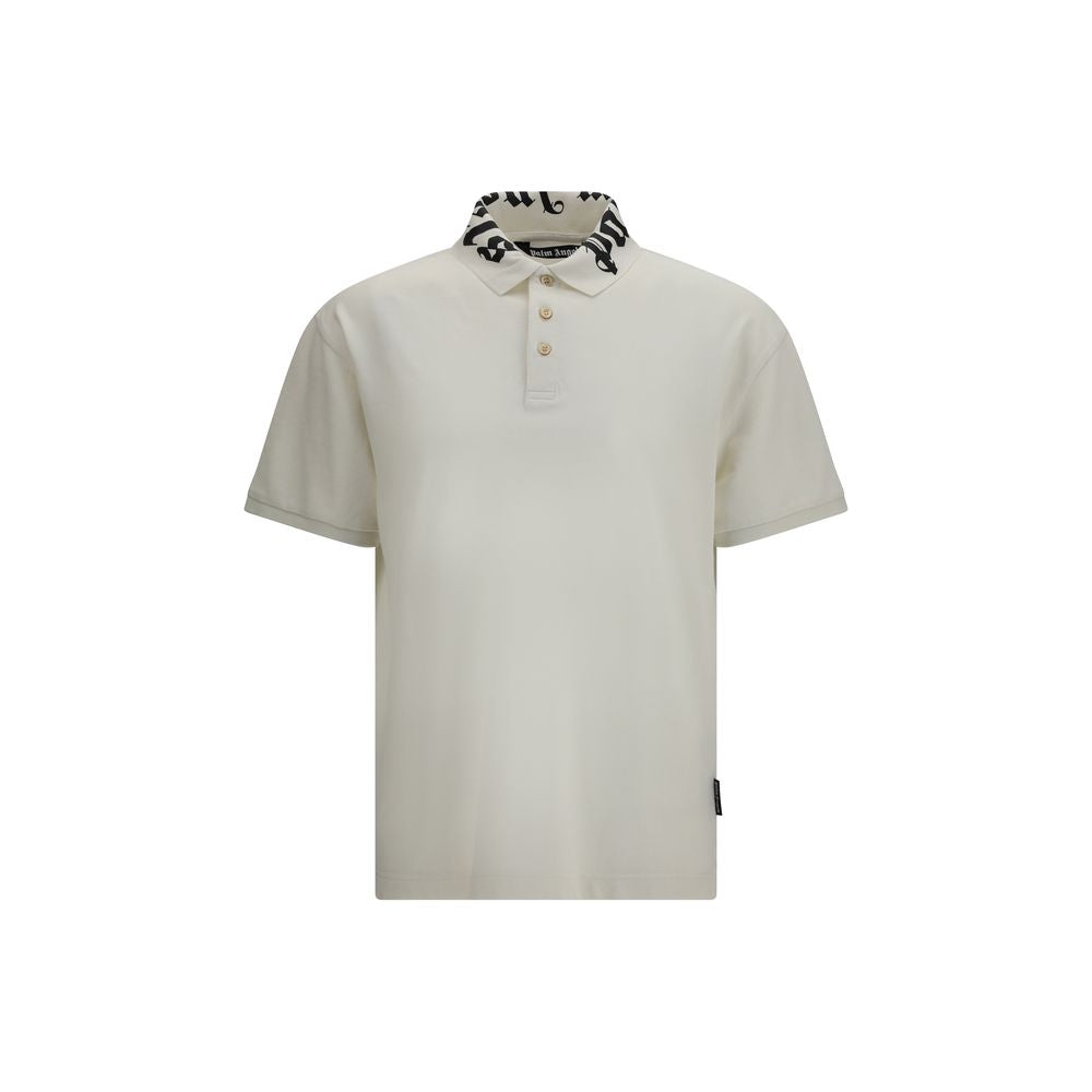 White Cotton Polo Shirt