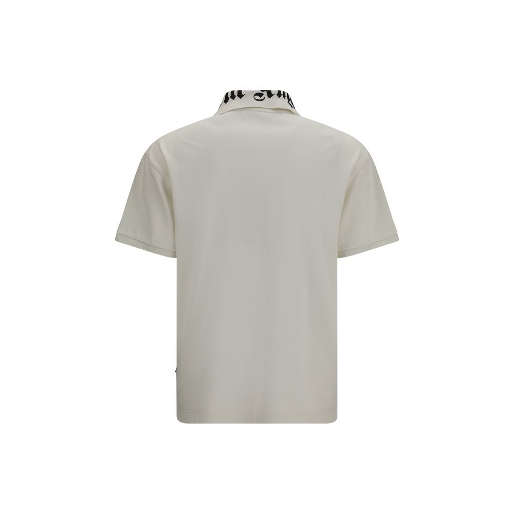 White Cotton Polo Shirt