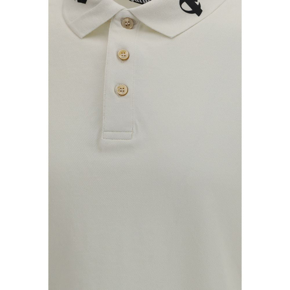 White Cotton Polo Shirt