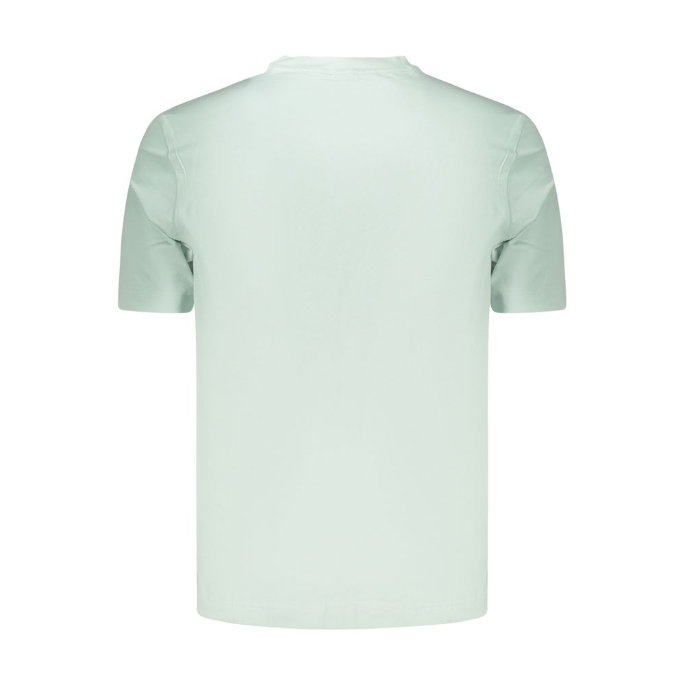 Blue Cotton Men's T-Shirt