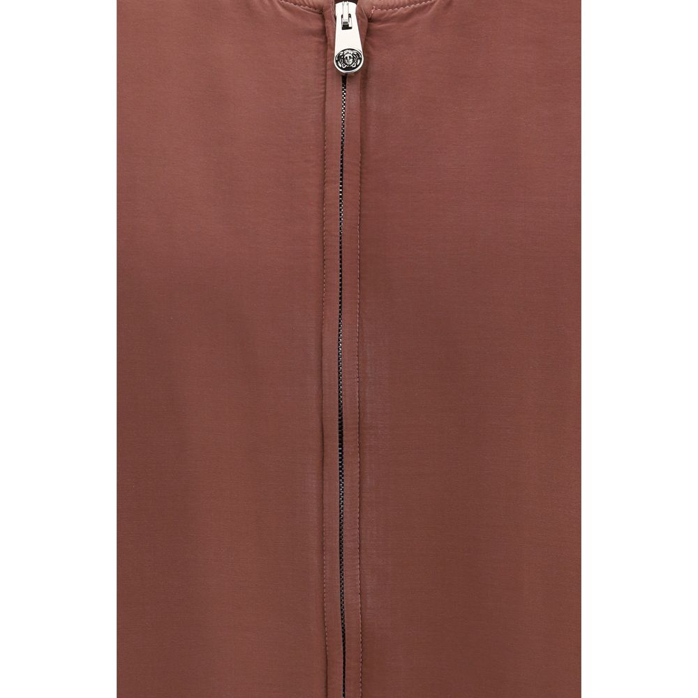 Bordeaux Silk Bomber