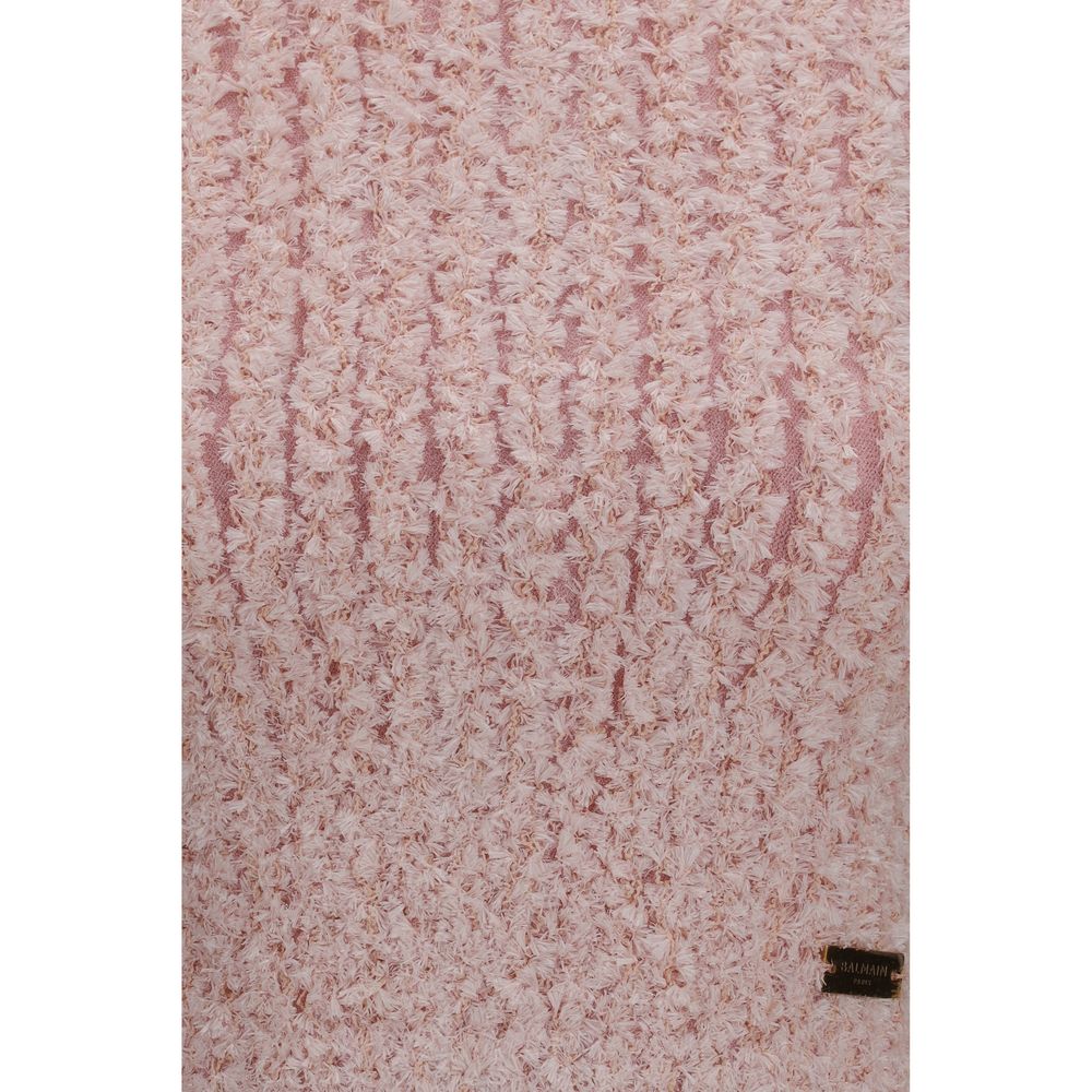 Multicolor Viscose Sleeveles T-Shirt