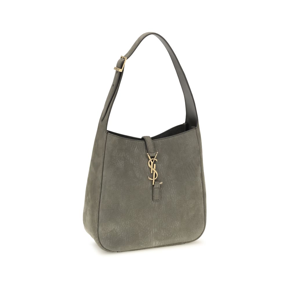 Gray Calf Leather Bos Taurus Shoulder Bag